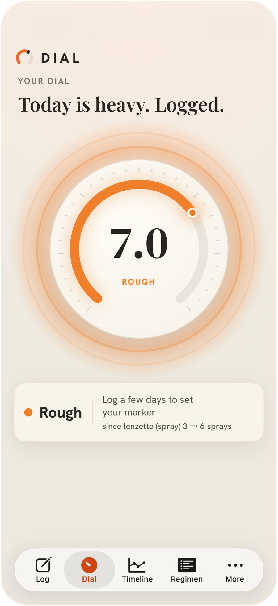 Dial screenshot