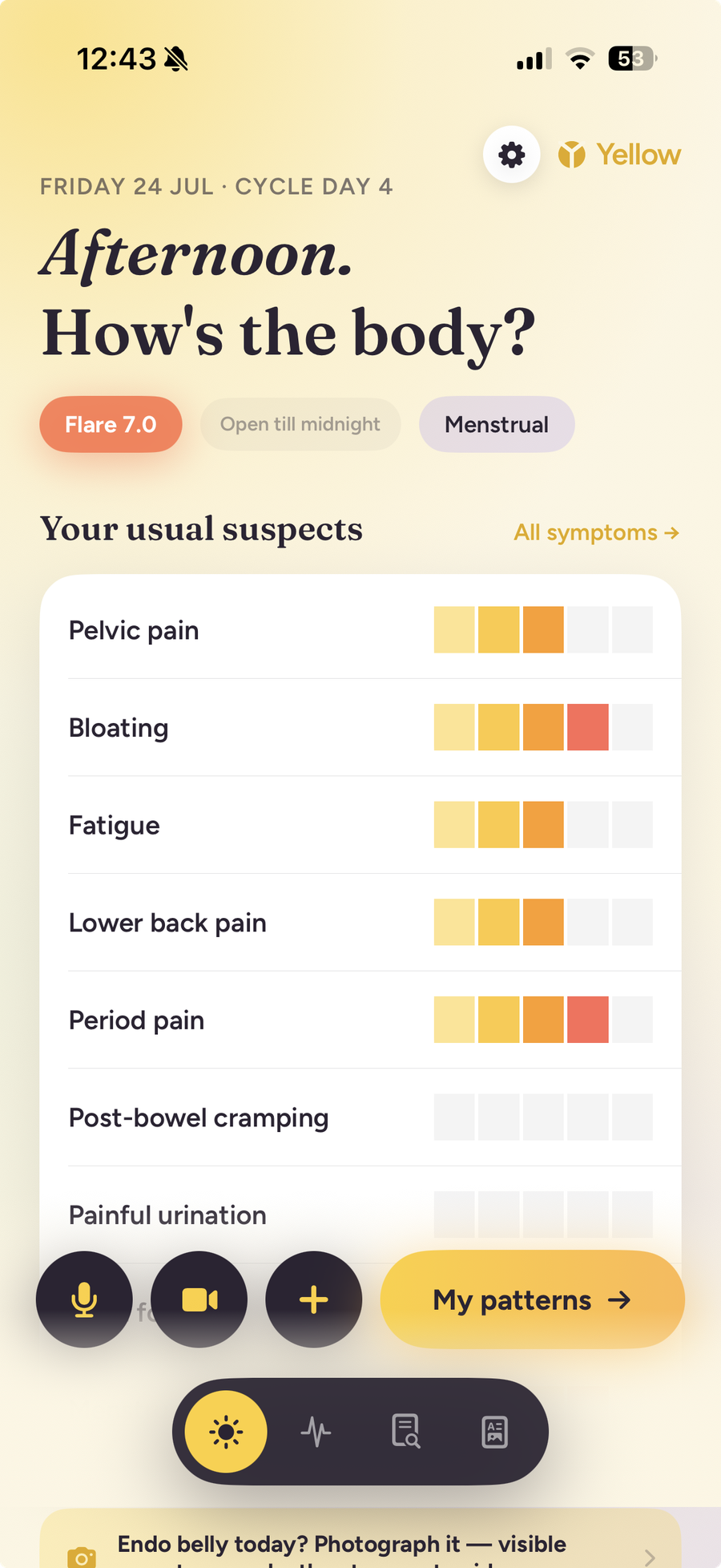 Yellow screenshot